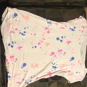 Paint splatter t-shirt